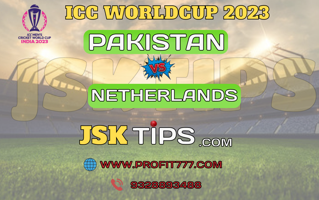 Cricket Betting Tips And Match Pakistan vs Netherlands 2nd Match Tips With Online Betting Tips Cbtf Cricket-Free Cricket Tips-Match Tips-Jsk Tips