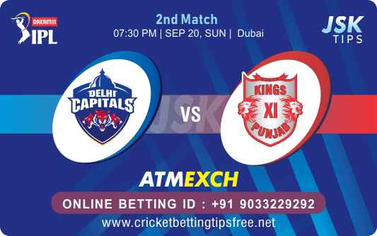 Cricket Betting Tips And Match Prediction For Delhi Capitals vs Kings Xi Punjab 2nd Match Match Betting Tips With Online Betting Tips Cbtf Cricket, Free Cricket Tips, Match Tips, Jsk Tips 