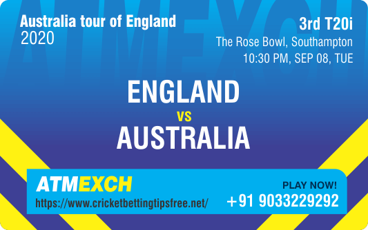 Cricket Betting Tips And Match Prediction For England vs Australia 3rd T20I  With Online Betting Tips Cbtf Cricket, Free Cricket Tips, Match Tips, Jsk Tips