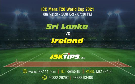 Cricket Betting Tips And Match Prediction For Sri Lanka vs Ireland 8th Match Group A Tips With Online Betting Tips Cbtf Cricket-Free Cricket Tips-Match Tips-Jsk Tips